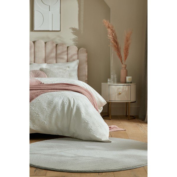Világosszürke kerek szőnyeg 133x133 cm – Flair Rugs-image-2