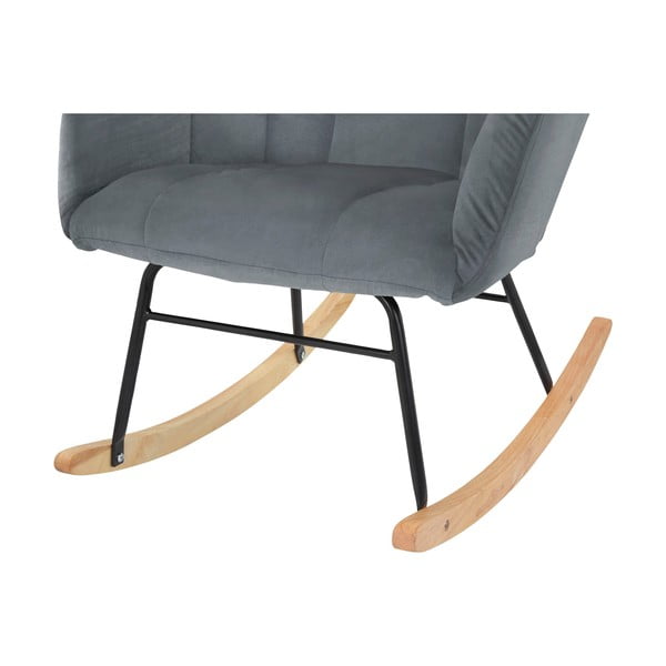 Szürke bársony hintafotel Elza – Støraa-image-4