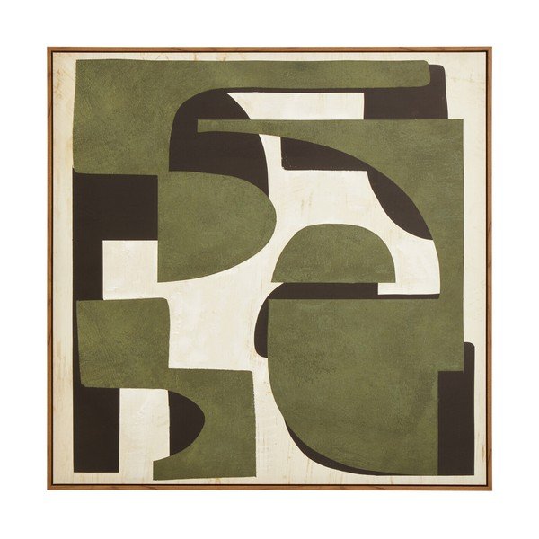 Keretezett-vászon kép 103x103 cm Astratto – Premier Housewares