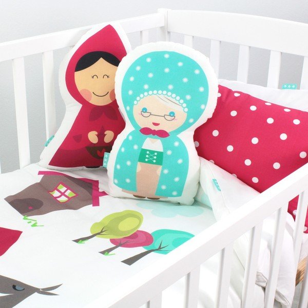 Grandma gyermek pamut ágyneműhuzat, 100 x 120 cm - Mr. Fox-image-3