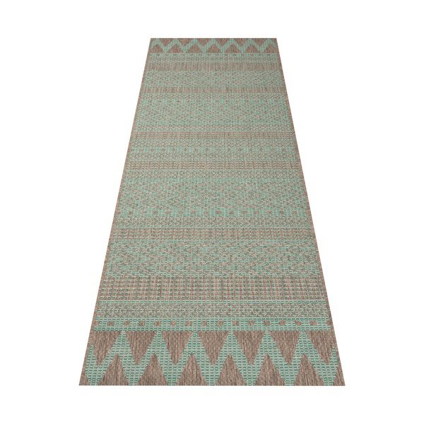 Sidon zöld-bézs kültéri szőnyeg, 70 x 200 cm - NORTHRUGS-image-2