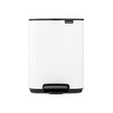 Fehér acél pedálos szemetes 4 l Bo – Brabantia