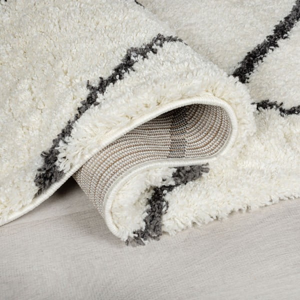 Fehér szőnyeg 160x230 cm Riad Berber – Flair Rugs-image-2