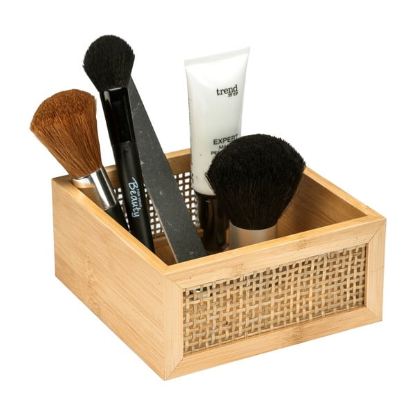 Allegre bambusz fürdőszobai rendszerező, 15 x 7 cm - Wenko-image-2