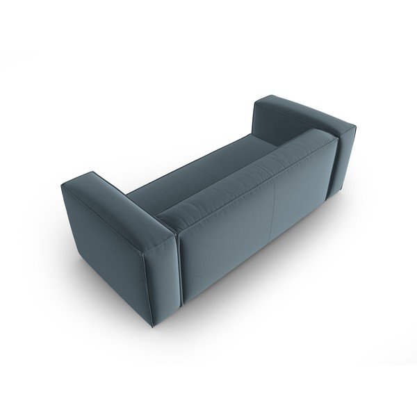 Kék bársony kanapé 200 cm Mackay – Cosmopolitan Design-image-3