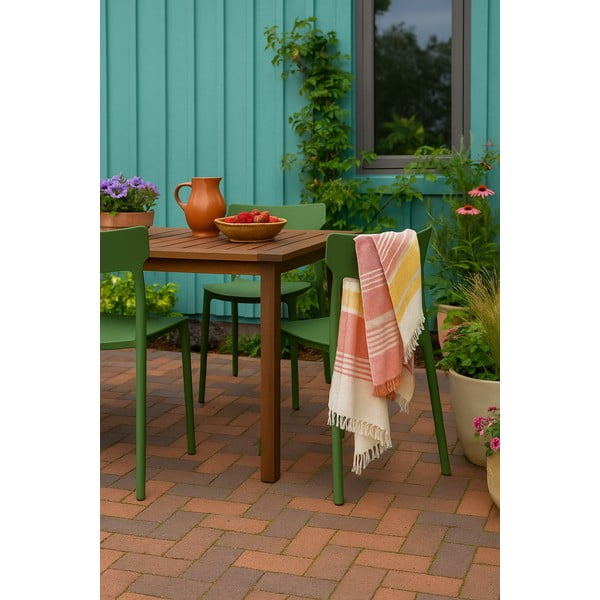 Zöld műanyag kerti szék Biá – Bonami Essentials-image-1