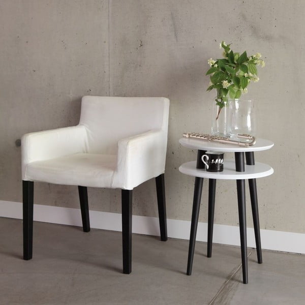 UFO fehér tárolóasztal, ⌀ 45 cm - Ragaba-image-3