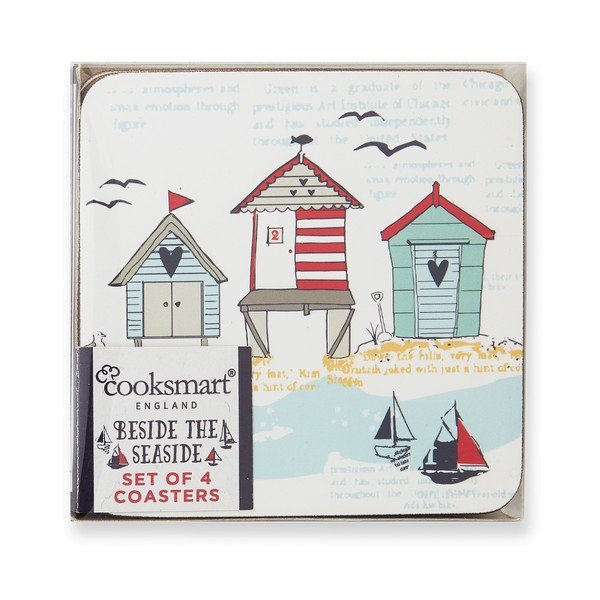 Beside The Seaside 4 db-os poháralátét szett - Cooksmart ®-image-1