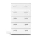 Fehér magas komód 74x115 cm Space – Tvilum