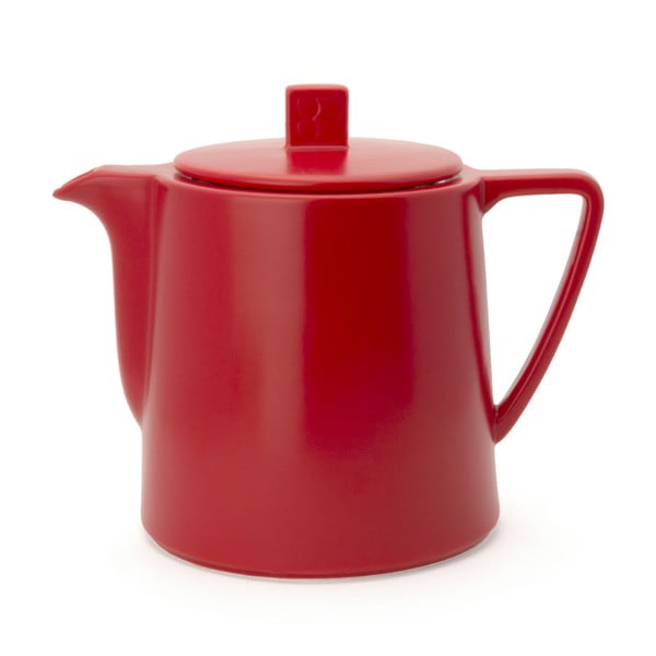 Lund piros kerámia teáskanna szűrővel, 1 l - Bredemeijer