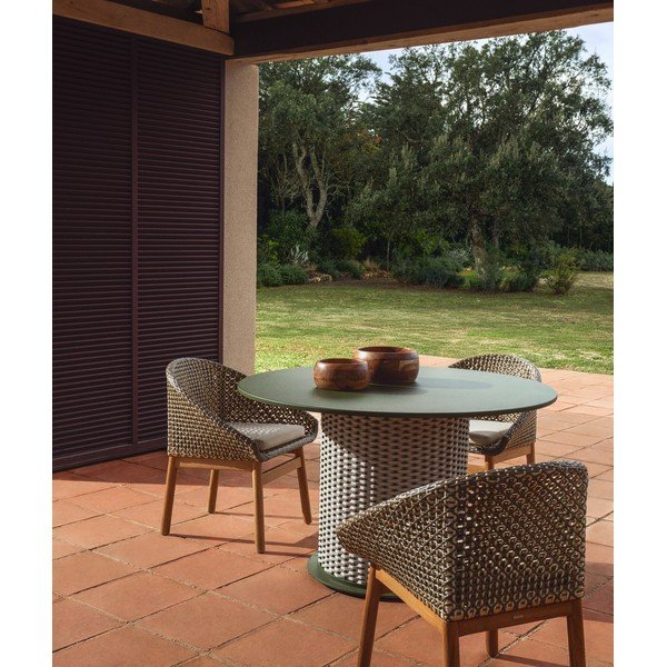 Zöld rattan kerti szék Olbia – Kave Home-image-3