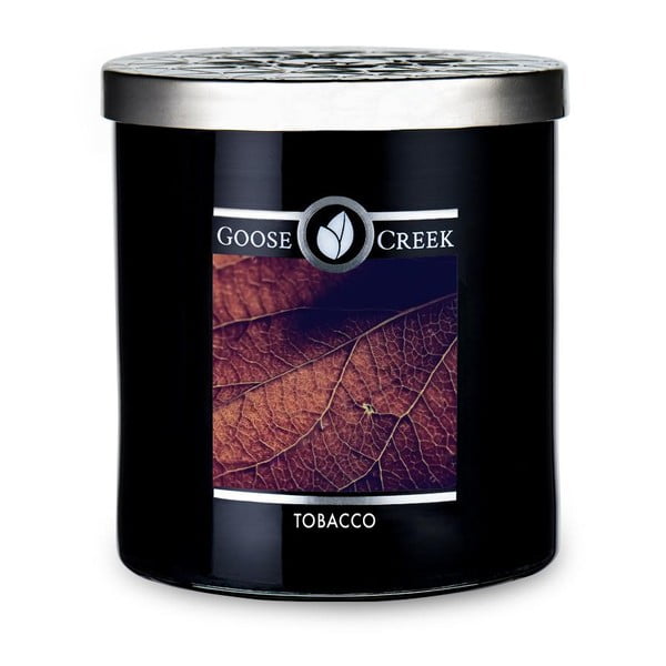 Creek Men's Collection Tobacco illatgyertya üvegben, égési idő 50 óra - Goose Creek