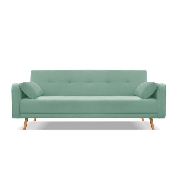 Stuttgart mentazöld kinyitható kanapé, 212 cm - Cosmopolitan Design