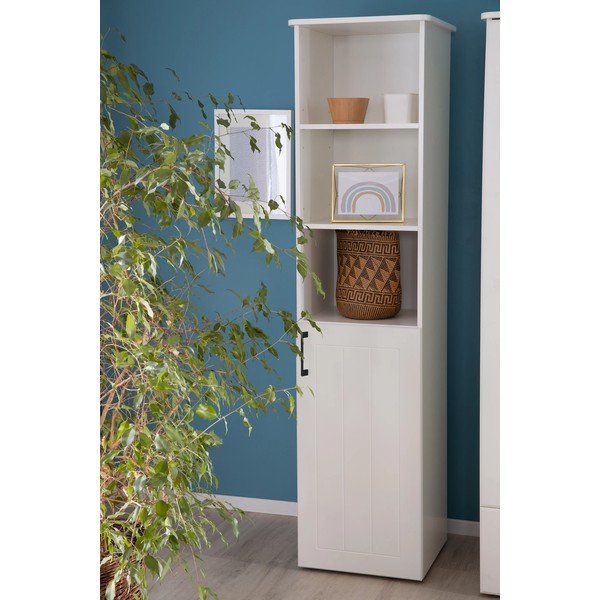 Fehér gyerek könyvespolc 49x190 cm Sylt – Roba-image-1