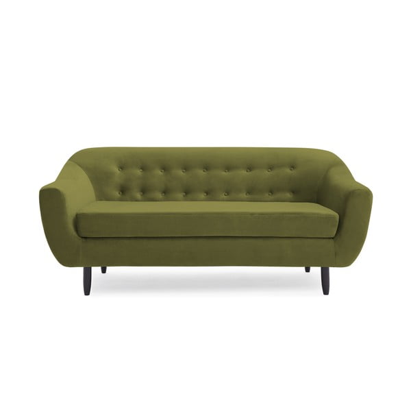 Vivonita Laurel Olive zöld 3 személyes kanapé - Karibu Design