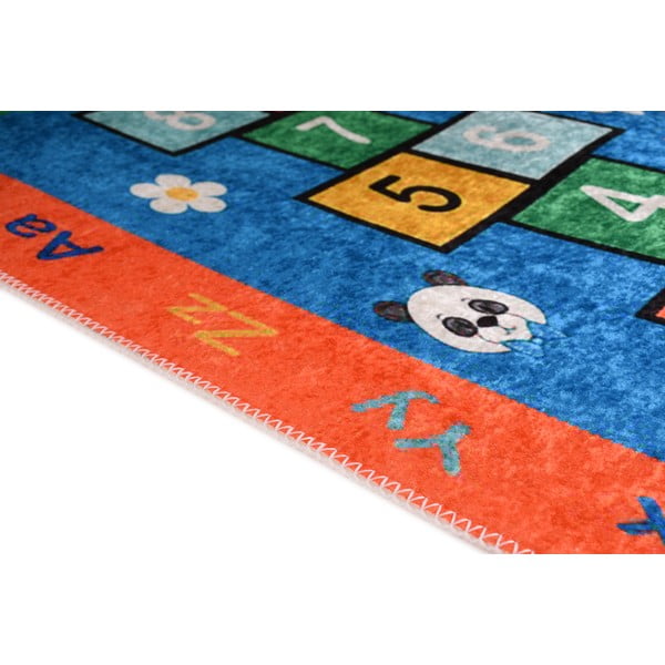 Narancssárga mosható gyerek játszószőnyeg 100x160 cm Hopscotch Orange – Vitaus-image-2