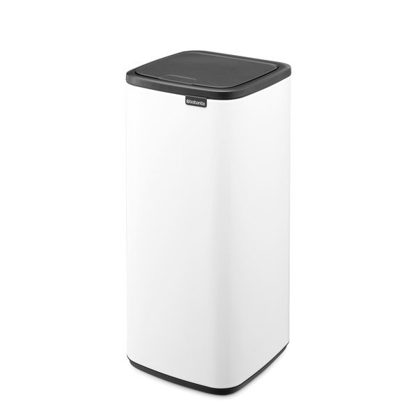 Fehér acél érintésre nyíló szemetes 30 l Bo Touch – Brabantia