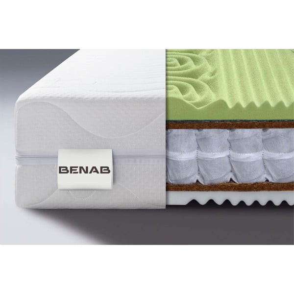 Kemény-közepes keménységű kétoldalas rugós matrac 120x200 cm Visco Sleep – BENAB-image-1