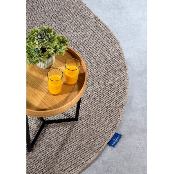 Világosbarna kézi szövésű gyapjú szőnyeg 160x230 cm Francois – Villeroy&Boch-image-2