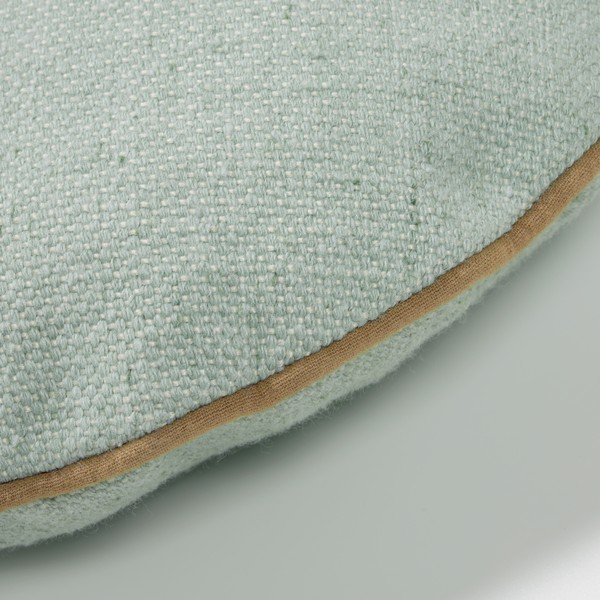 Dalila zöld párnahuzat újrahasznosított műanyagból, ø 45 cm - Kave Home-image-1