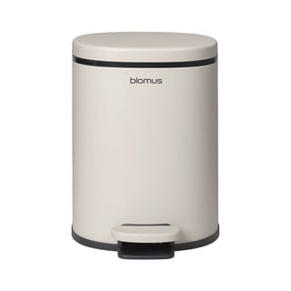 Krémszínű acél pedálos szemetes 5 l Para – Blomus