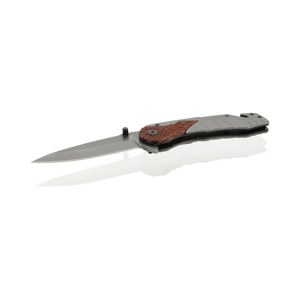 Wood összecsukható kés biztosítékkal, 21 cm - Cattara-image-1