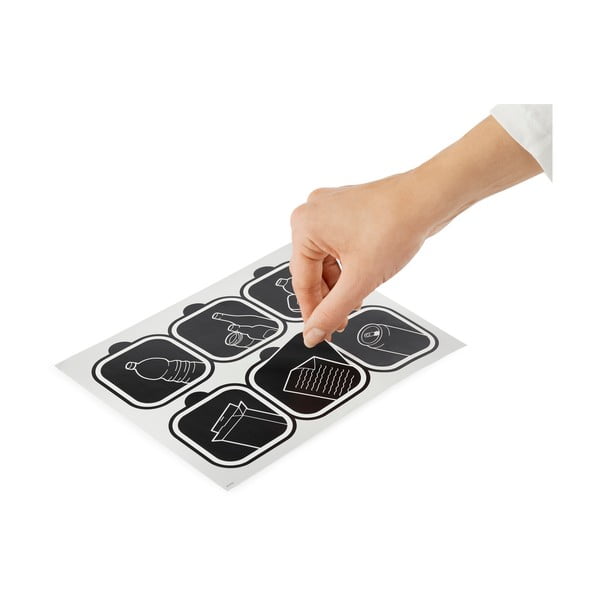 Szemetes újrahasznosított műanyagból 50 l Twist - Rotho-image-4