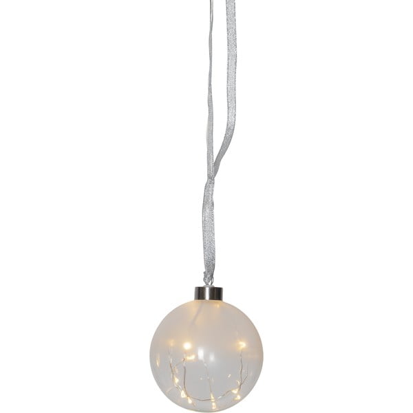 Glow Ball átlátszó LED világító dekoráció, ø 10 cm - Best Season