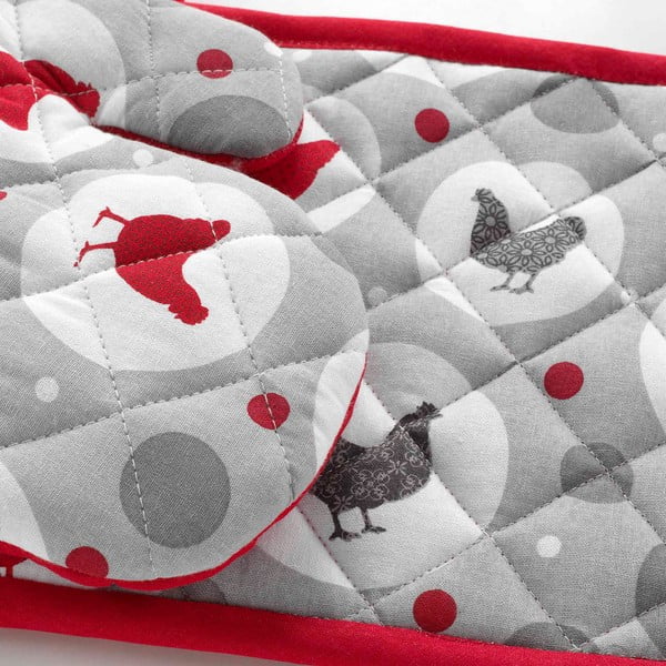 Pamut edényfogó szett 2 db-os Suzette – douceur d'intérieur-image-1