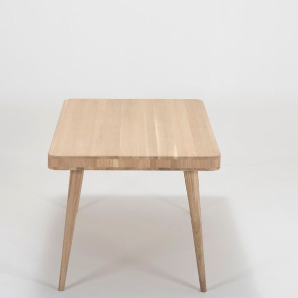 Ena Two tölgyfa étkezőasztal, 140 x 90 cm - Gazzda-image-4