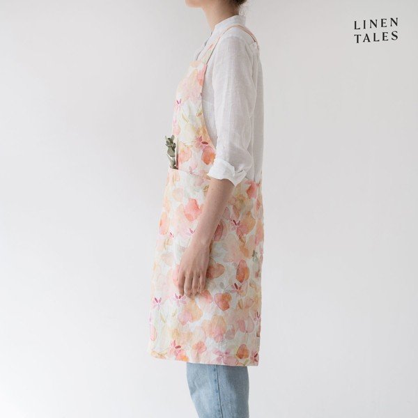 Len kötény Crossback – Linen Tales-image-1
