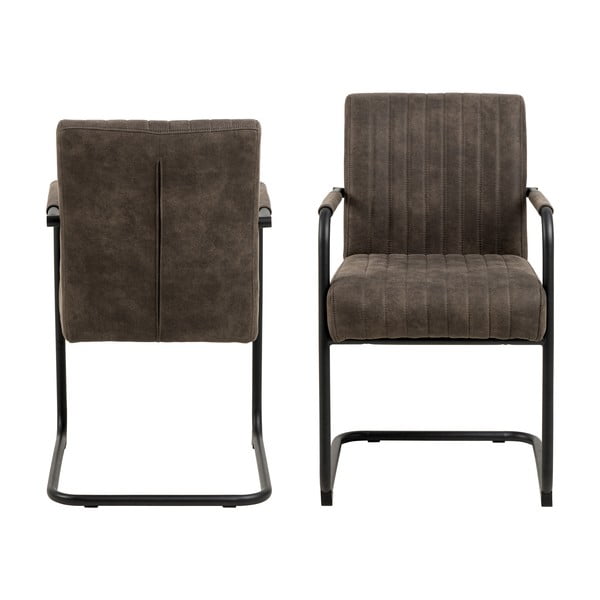 Sötétszürke étkezőszék szett 2 db-os Adele – Actona-image-3