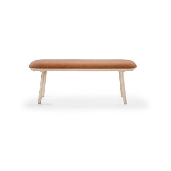 Naïve narancssárga bársony pad, 140 cm - EMKO-image-2
