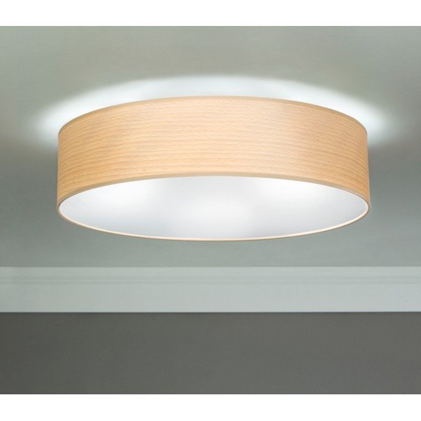 TSURI L mennyezeti lámpa természetes furnérból fehérített bükkfa színben, ⌀ 40 cm - Sotto Luce-image-1