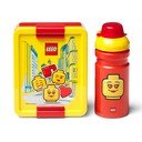 Iconic sárga-piros uzsonnásdoboz és kulacs szett - LEGO®