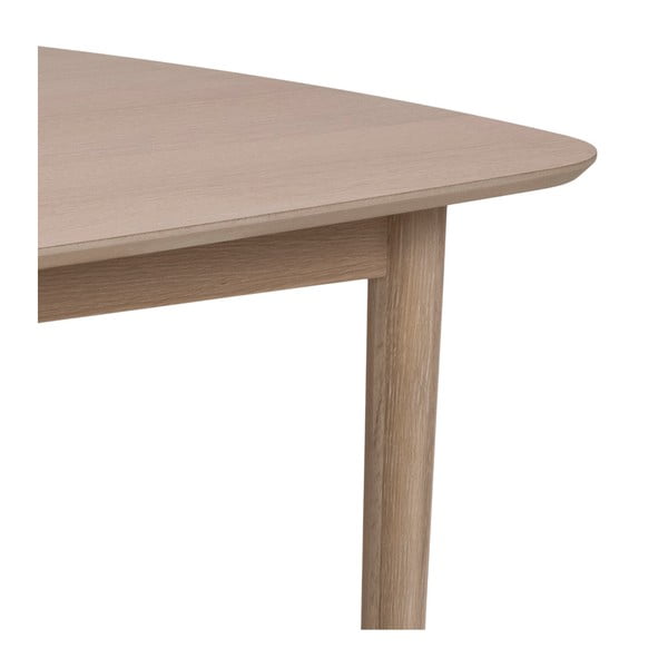 Bővíthető étkezőasztal tölgyfa dekoros asztallappal 210x100 cm Aston - Actona-image-4