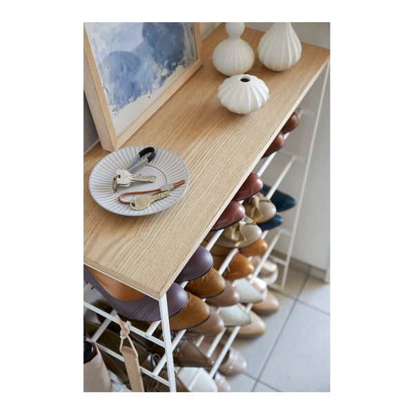 Fehér fém cipőtartó Tower – YAMAZAKI-image-3