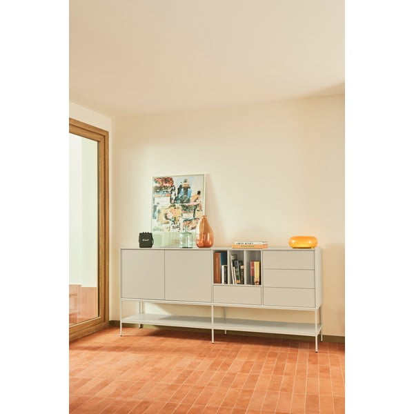 Krémszínű komód 220x98x45 cm Platt – Teulat-image-1