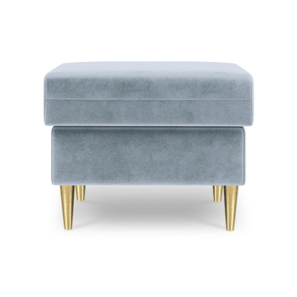 Muguet világoskék puff, 60 x 45 cm - Mazzini Sofas-image-2