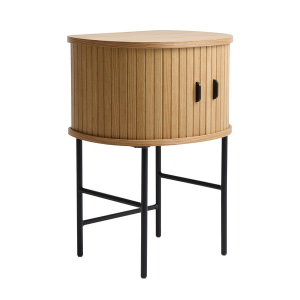 Natúr színű éjjeliszekrény Nola – Unique Furniture-image-4