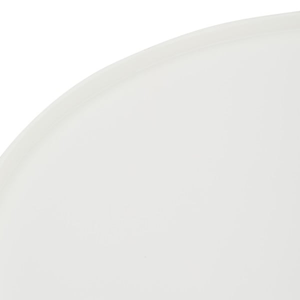 Opus fehér dohányzóasztal bükkfa lábakkal, ⌀ 90 cm - Furnhouse-image-3