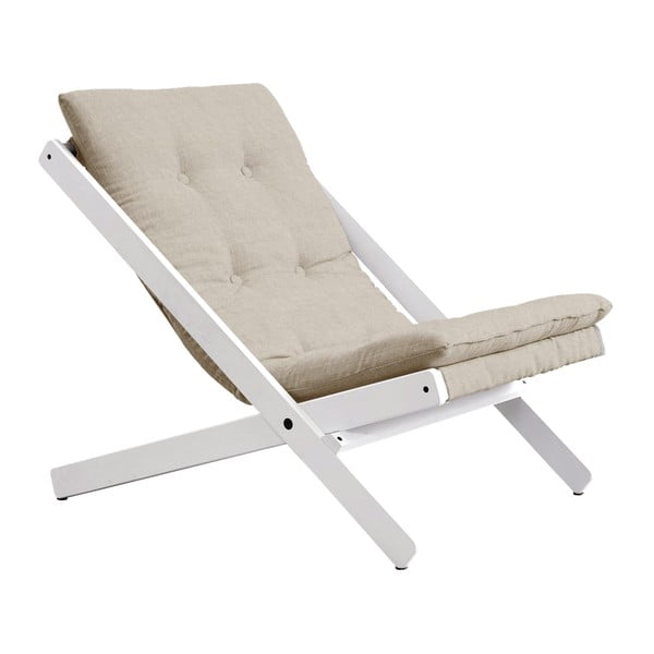 Vigilius Boogie White/Linen Beige összecsukható fotel - Karup Design