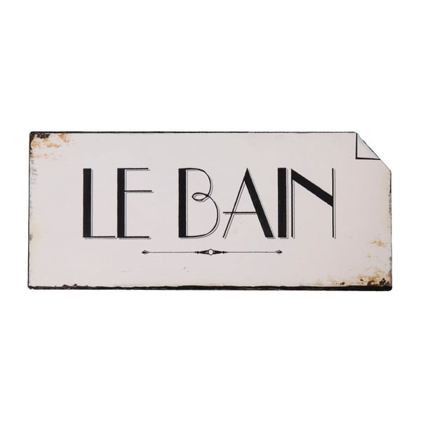 Le Bain dekorációs tábla - Antic Line