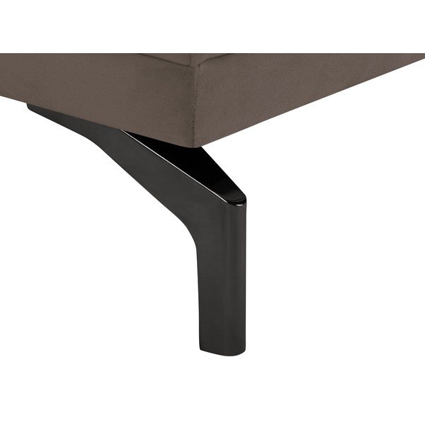 Jupiter barna háromszemélyes kanapé, fekete lábakkal - Windsor & Co Sofas-image-4