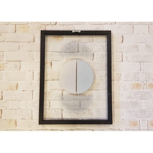 Shapes II. üvegezett kép fekete keretben, 32 x 42 cm - Vavien Artwork-image-3