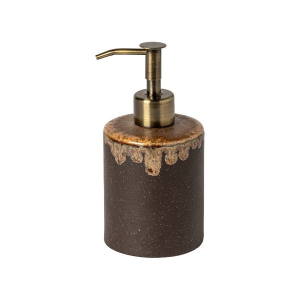 Barna kőedény szappanadagoló Poterie Bath – Casafina