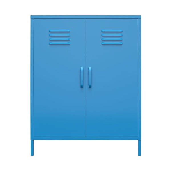 Cache kék fém szekrény, 80 x 102 cm - Novogratz