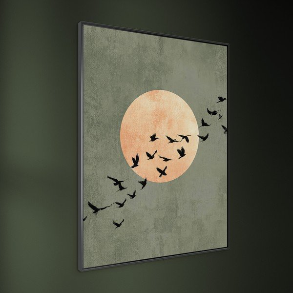 Nyomtatott keretezett kép 60x80 cm Midnight Flight – Styler-image-2