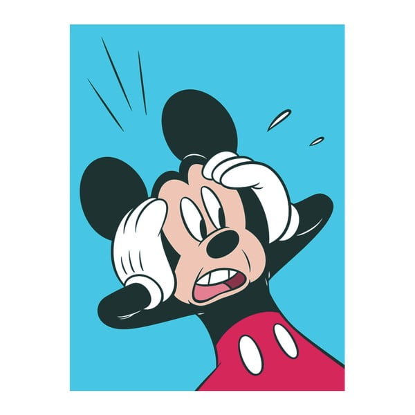 Mickey Mouse Shocked kép, 60 x 80 cm - Pyramid International