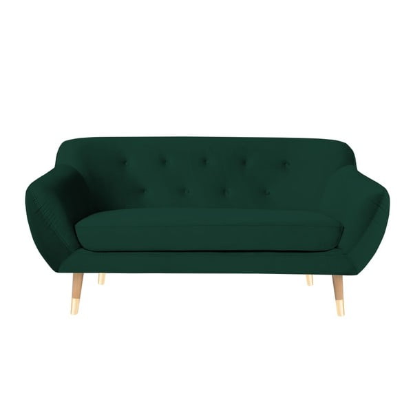 Amelie sötétzöld kétszemélyes kanapé - Mazzini Sofas